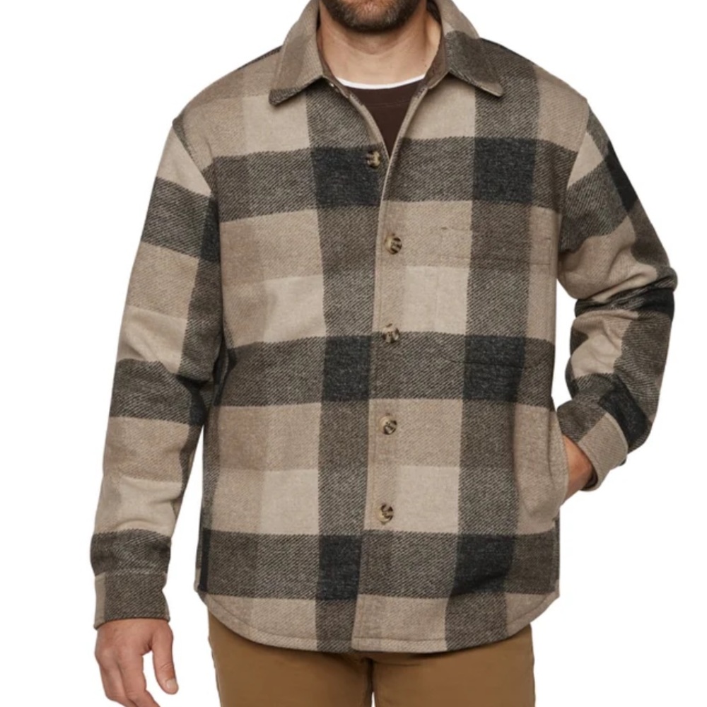 Banana Republic Men's Plaid Shirt Jacket Size XL or XXL